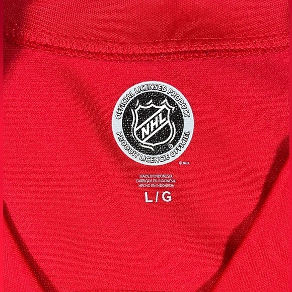 Official NHL Zetterberg Large Detroit Red Wings Authentic Adult Jersey EUC - Picture 5 of 9